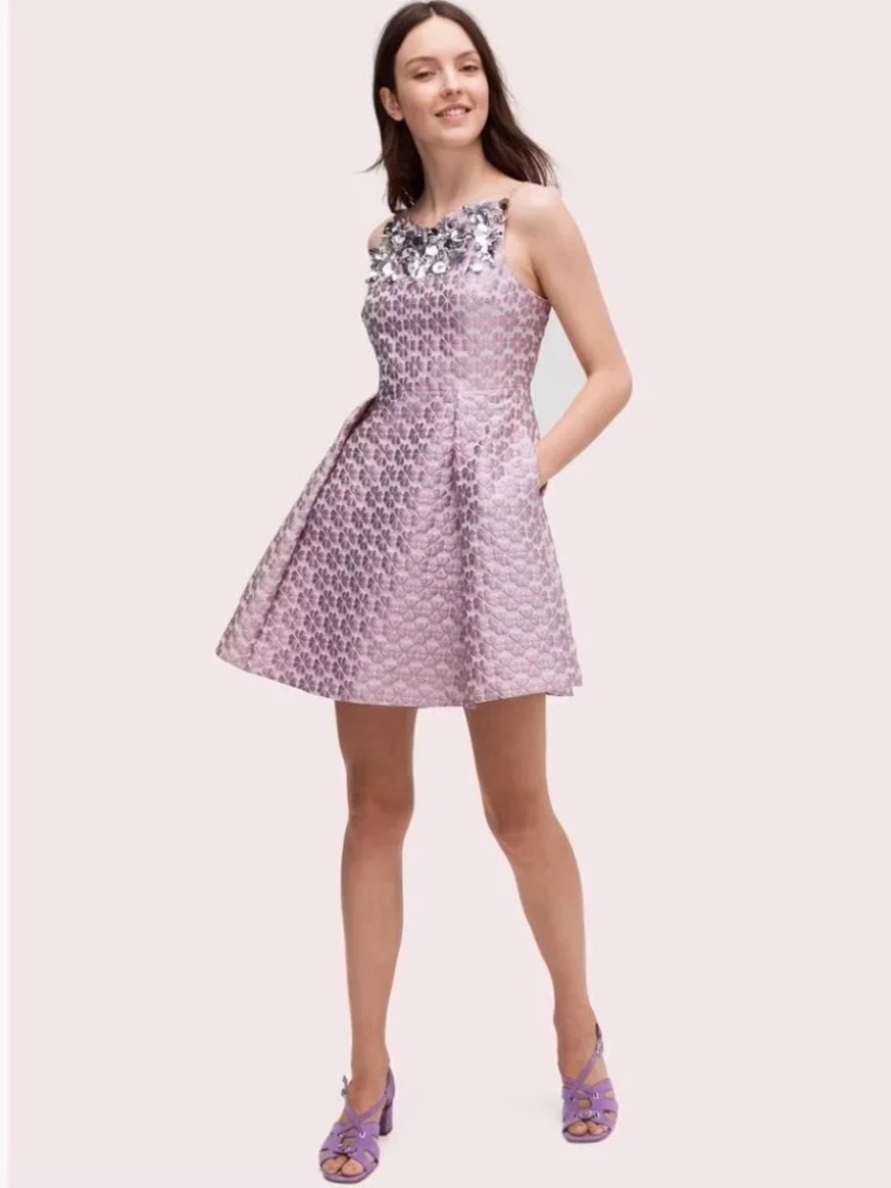 NWT Kate Spade Mainline Flora Embellished Cocktail Dress -- size 14